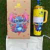 Yellow Floral Stitch Stanley Cup 40 oz Quencher Tumbler Yellow Floral Stitch Stanley Cup 40 oz Quencher Tumbler
