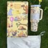 Vintage classic Winnie the Pooh Happy Birthday Stanley Cup 40 oz with 3D bee straw topper and matching gift box