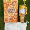 Disney Winnie the Pooh Stanley Cup 40 oz Quencher Tumbler with Handle & Bee Straw Topper Gift Set