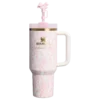 Chantilly 40oz tumbler with delicate bow details