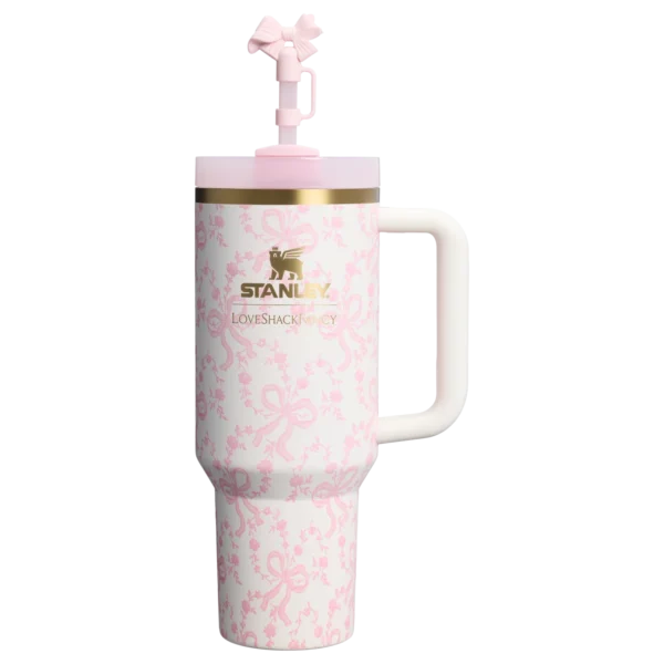 Chantilly 40oz tumbler with delicate bow details