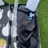 Candy Black tumbler set with pouch straw and bow topper