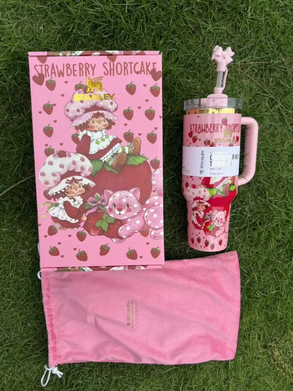 Pink 40oz tumbler gift set with bow topper Pink 40oz tumbler gift set with bow straw topper