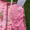 Pink tumbler gift set with straw pouch and bow topper Pink tumbler gift set with straw pouch and bow topper