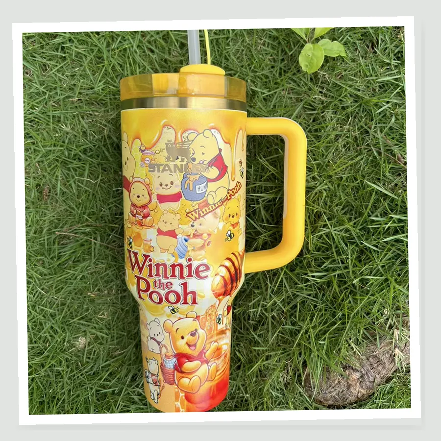 Winnie the Pooh-Inspired Honey 40oz Tumbler Gift Set buyer daily use photo