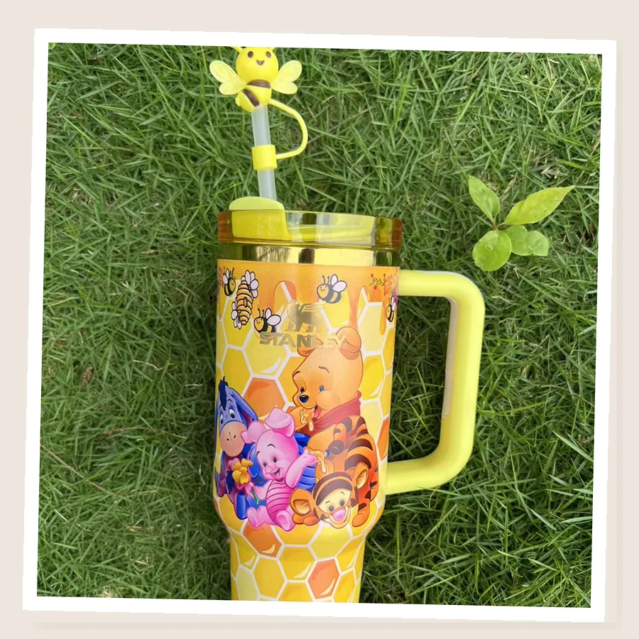 Pooh & Friends-Inspired Honeycomb 40oz Tumbler Gift Set buyer unboxing photo
