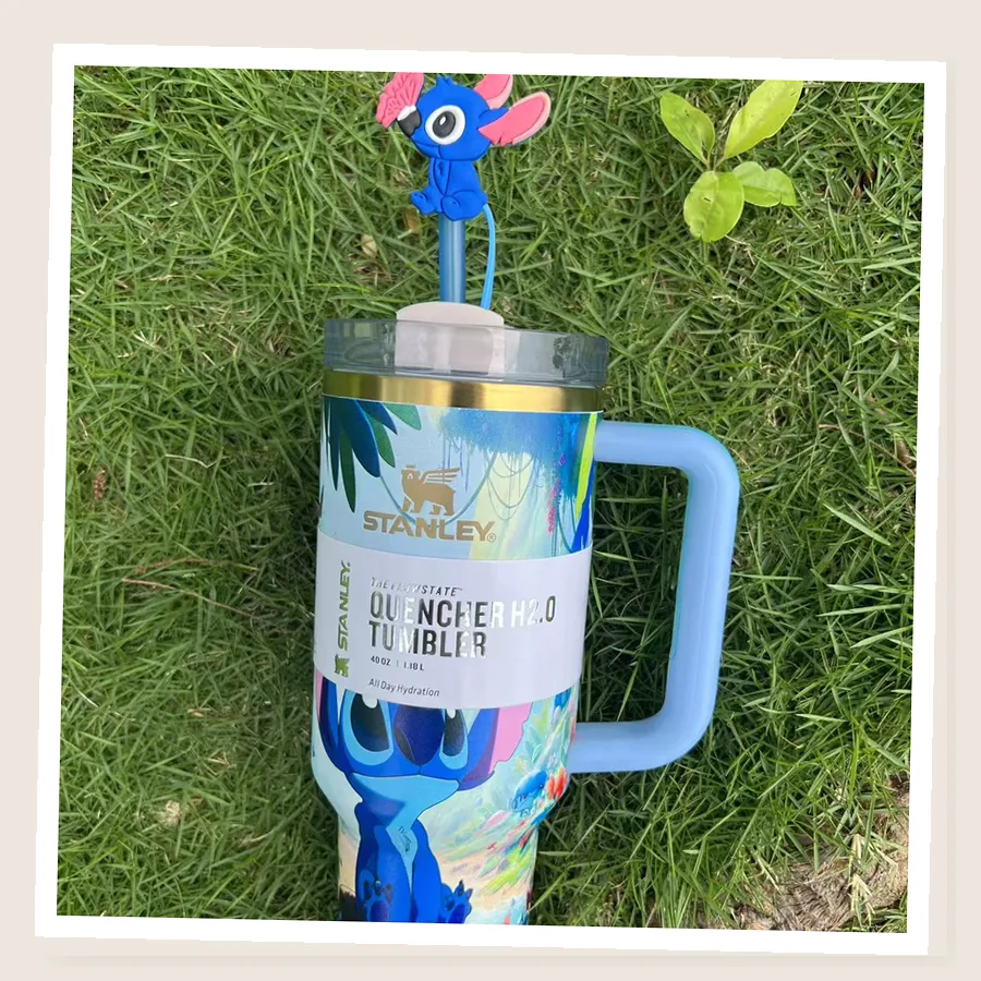 The Monsters-Inspired Pink 40oz Tumbler Gift Set buyer unboxing photo