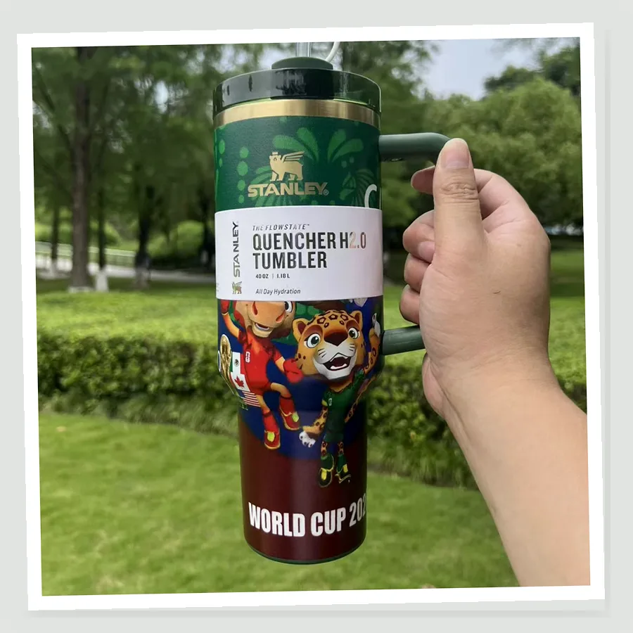 World Cup 2026 Soccer 40oz Tumbler Gift Set buyer daily use photo