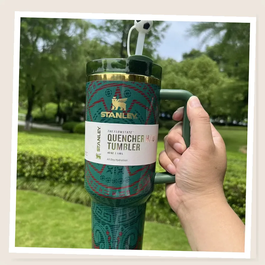 Mexico 2026 Soccer 40oz Tumbler Gift Set buyer unboxing photo
