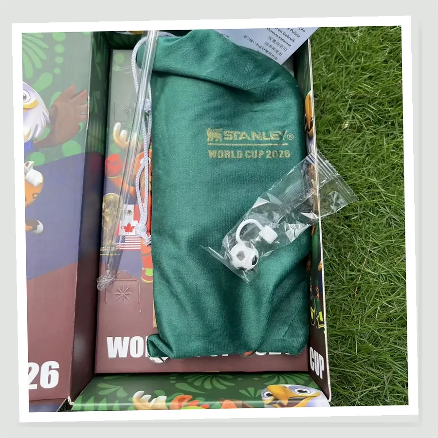 Mexico 2026 Soccer 40oz Tumbler Gift Set buyer daily use photo