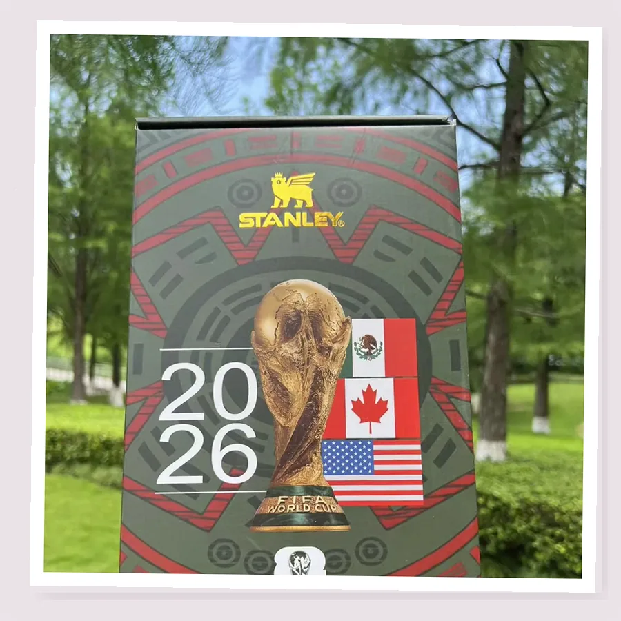 Mexico 2026 Soccer 40oz Tumbler Gift Set buyer detail photo
